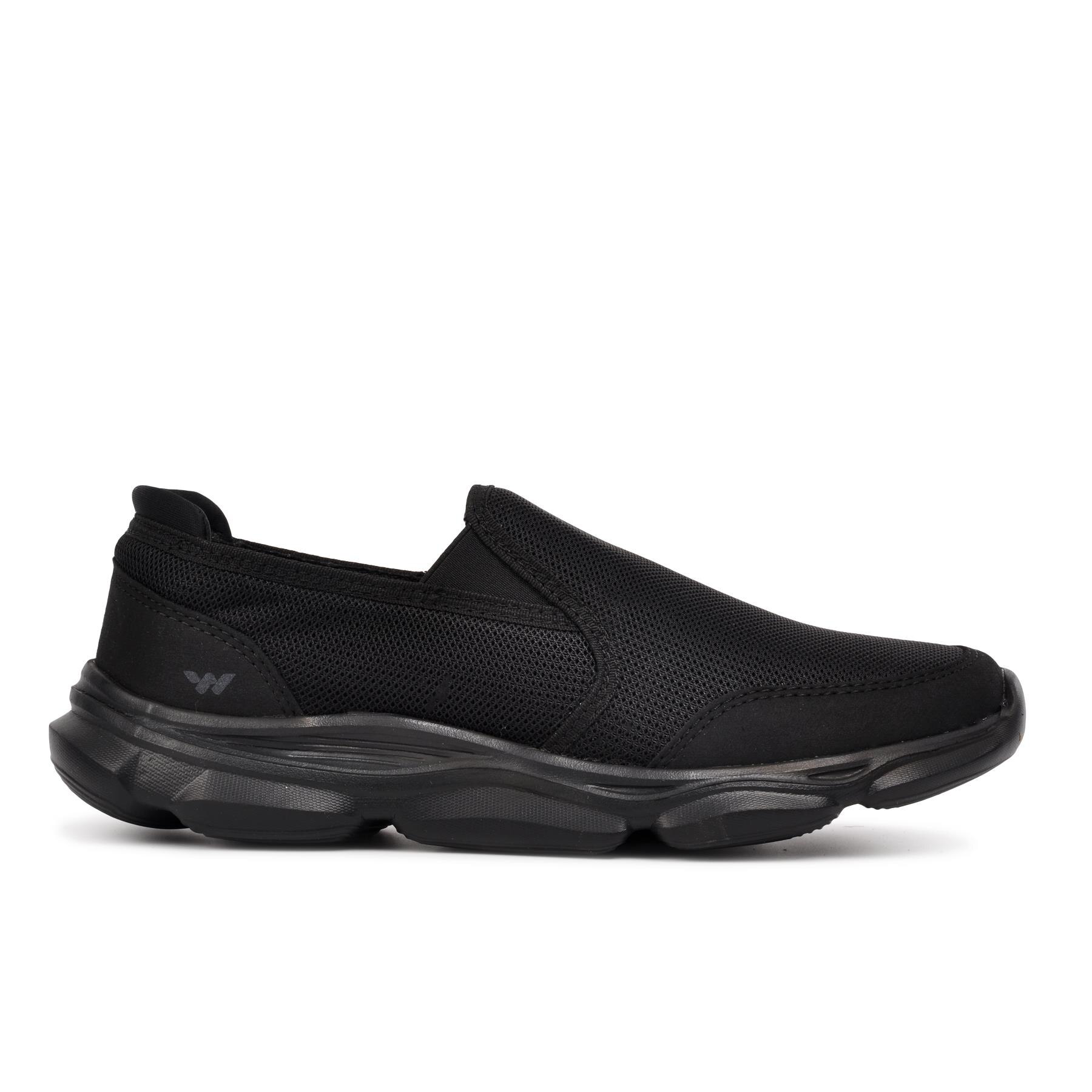 Walkway Alaska black men's casual and lightweight sports shoes
