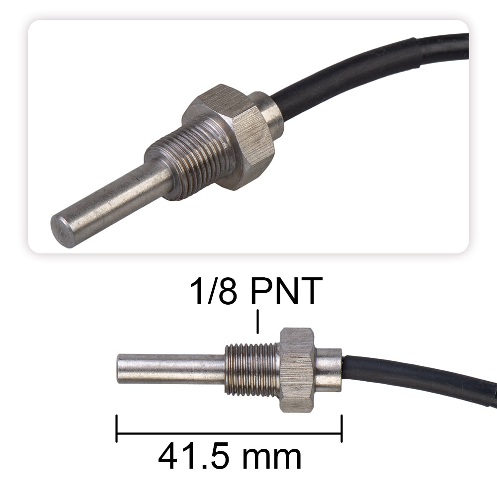 12v dc automatisk digital vattentempmätare röd display digital vattentemperaturmätare skyline wrx evo mps med 1/8 npt-sensor