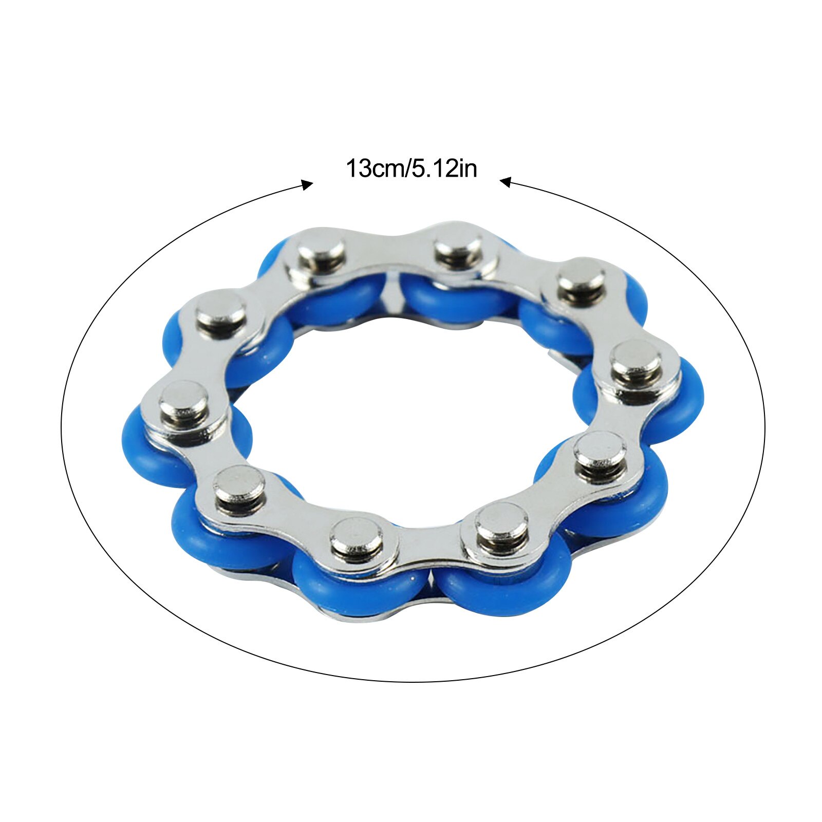 10 Bit Anti Stress Toy For Kids/Adult/Student Bike Chain Fidget Spinner Bracelet For Autism and ADHD Chaney Fidget Roller Toy