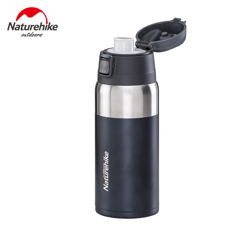 Naturehike 600ml Sport Fles Outdoor Reizen Mok Roestvrij Staal Koffie Thermos Cups Toerisme Camping Draagbare waterkoker