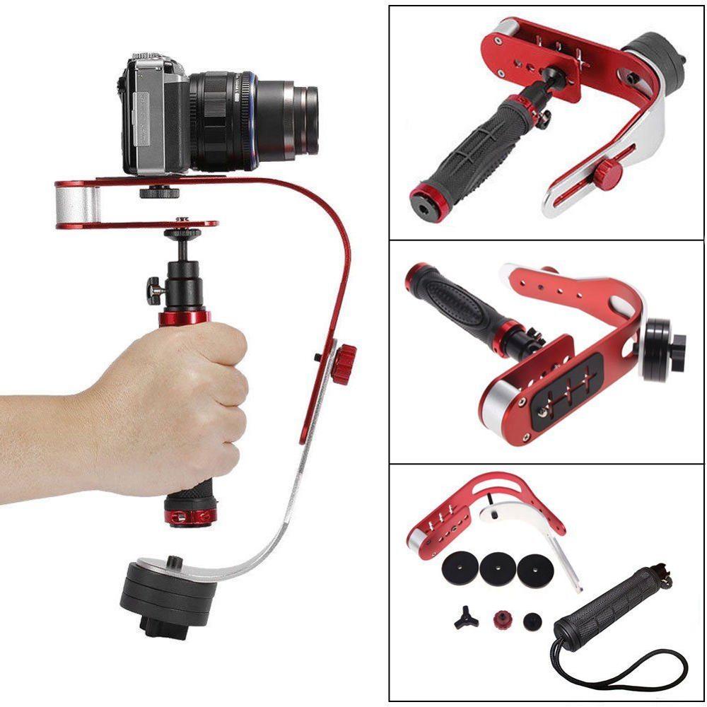 Mini estabilizador de mano para cámara Digital, videocámara HDSLR DSLR, DV, teléfono móvil