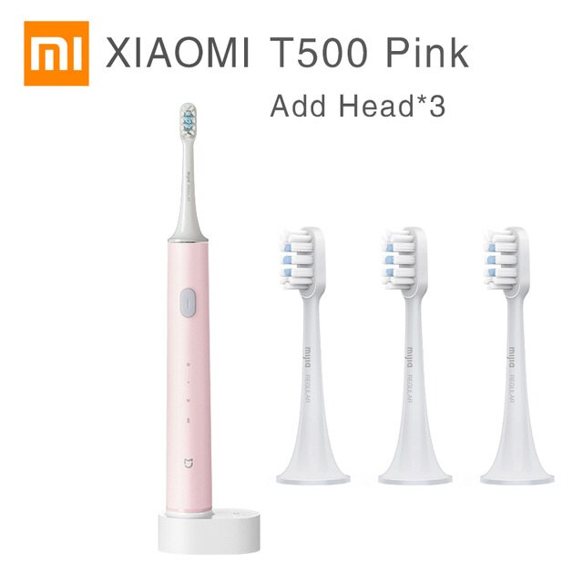Xiaomi-cepillo de dientes eléctrico mijia T500, dispositivo dental sónico con vibración magnética de alta frecuencia, batería de larga duración, IPX7