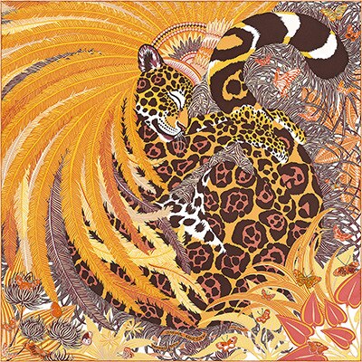 Silkeskjerf kvinner lyse fargerike firkantede skjerf wraps leopard halstørkle kvinnelig flekk hijab bufandas