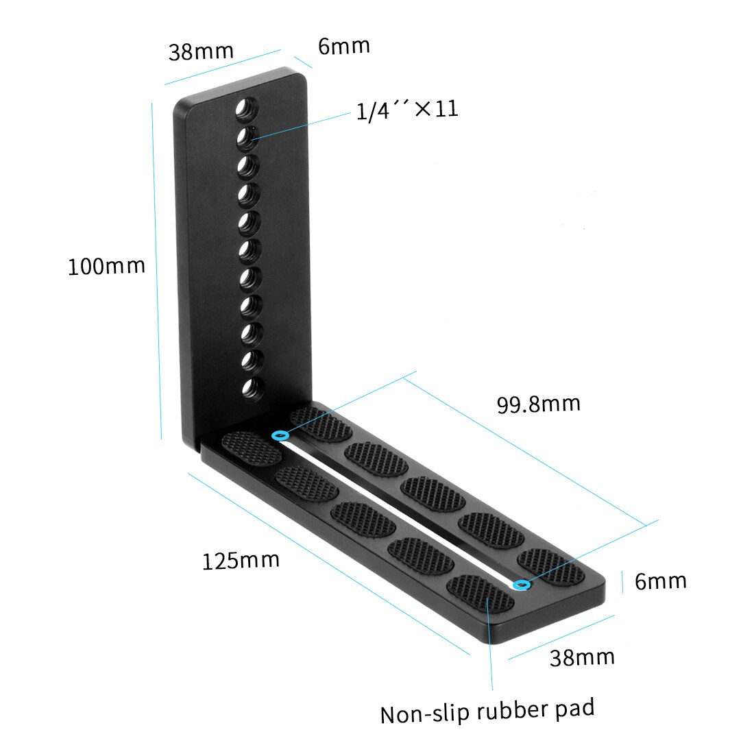 FEICHAO Aluminium schnell Freisetzung L Platte Halterung Kamera Gimbal Basis Halfter 1/4 Montieren für ZhiYun KRAN 2 M2 Weebill S für DJI MOZA