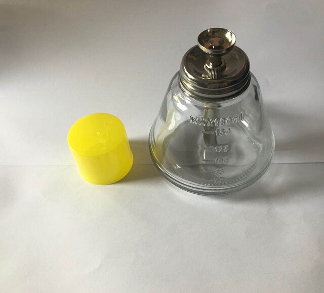 Anti-Static Glass Liquid Alcohol Bottle 150ML Phone Repair Clean Tool Automatic Water Bottle ESD Dispenser Bottle: Copper Core