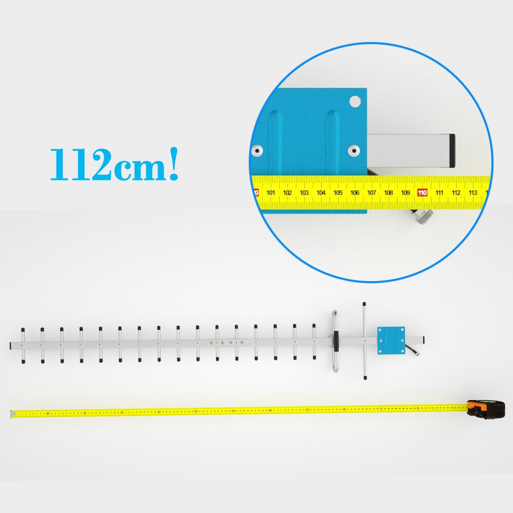 20dBi GSM Yagi Antenna GSM 824-2700MHz UMTS 3G 850MHz Signal Booster Repeater Outdoor Yagi Antenna for External Use