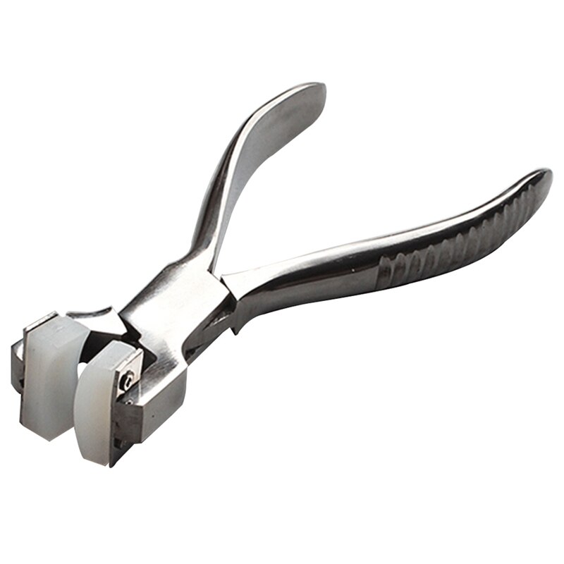 Gereedschap roestvrij staal nylon sieraden reparatie gereedschap kop platbektang huishoudelijk handgereedschap voor thuisgebruik brillen reparatie gereedschap: Default Title