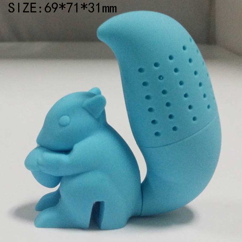 Tea Bag Food Grade Leaf Herbal Spice Filter 1 Pcs Unicorn Shape Infuser Strainers Loose Silicone: 1pcs4