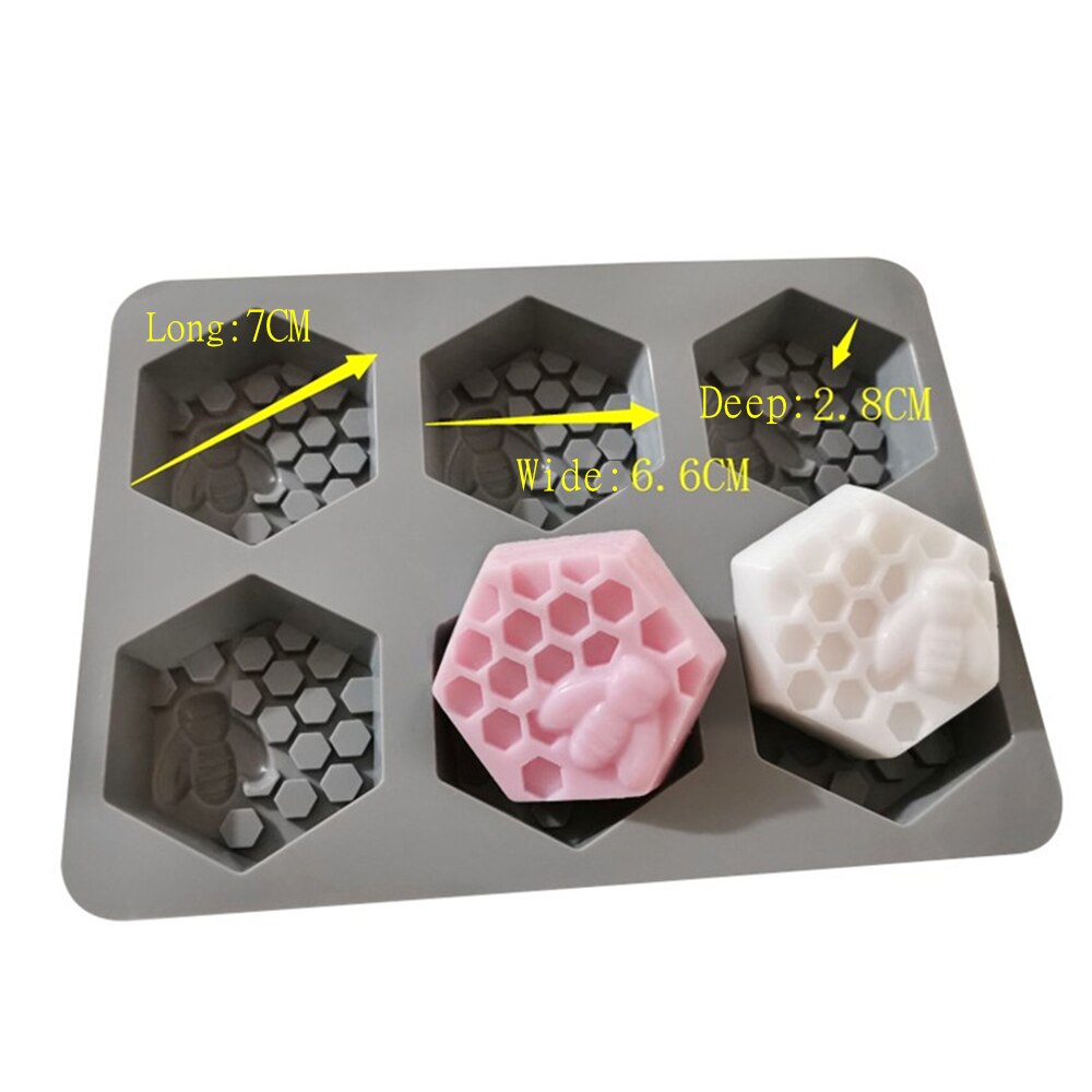 Diy silikonesæbeform isterning slik chokoladekage småkage cupcake forme rektangel blomst rose form til frossen mikrobølgeovn: 1