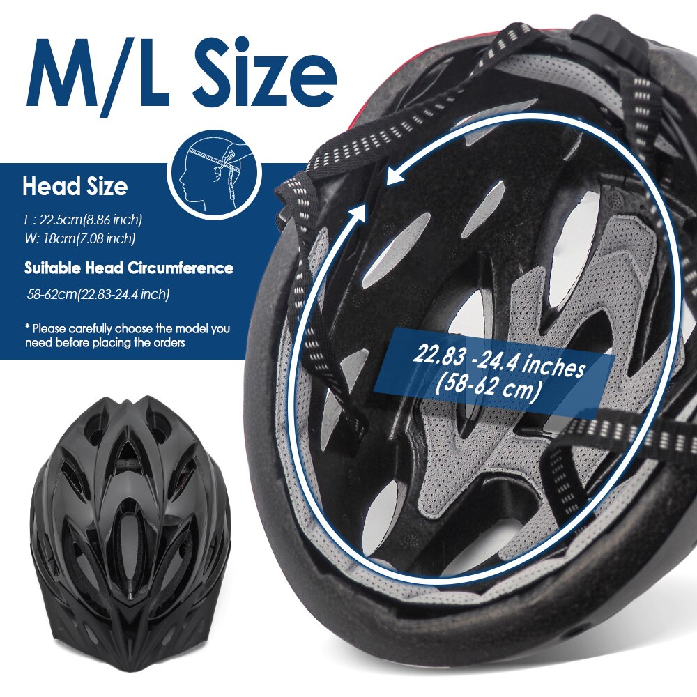 VICTGOAL Adult Bike Helmet with LED Light Bicycle Helmet with Sun Visor for Men Women Road Mountain Bike Cycling Scotter E-bike