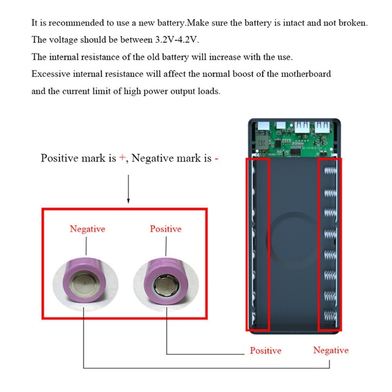Scatola di ricarica Wireless 5W/10W senza batteria Display LCD QC3.0 PD staccabile custodia per batteria fai da te 16x18650 Shell Power Bank
