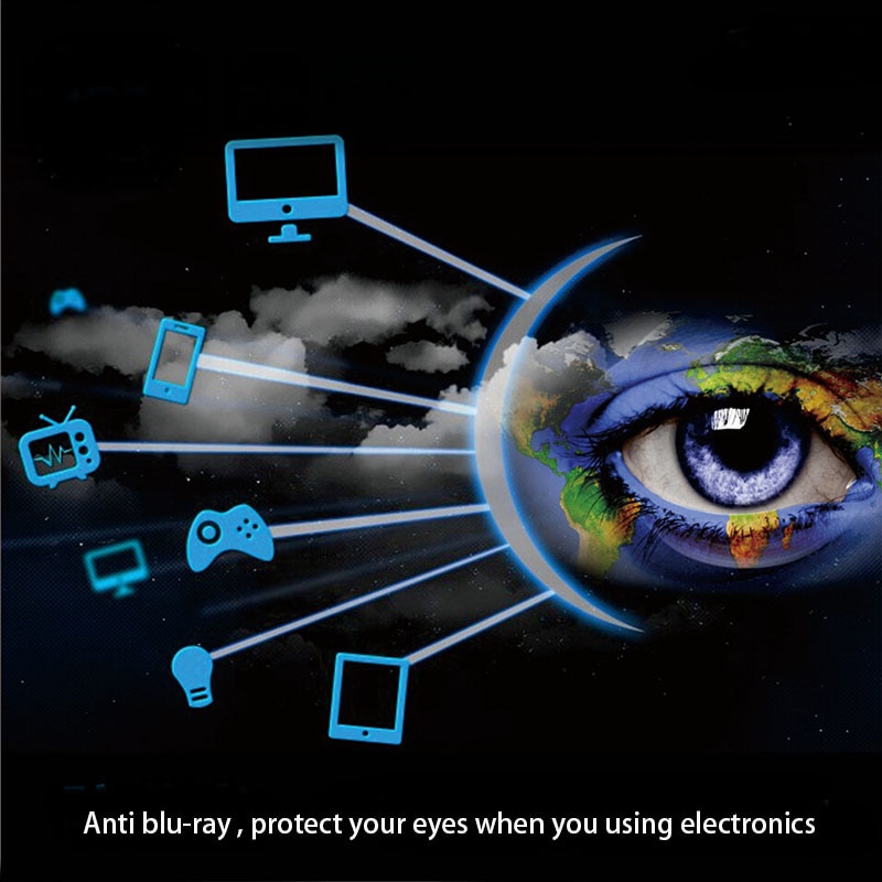 BCLEAR 1.61 brekingsindex anti blue ray lenzen enkele visie lens Bijziendheid blauw licht ogen bescherming computer telefoon bril