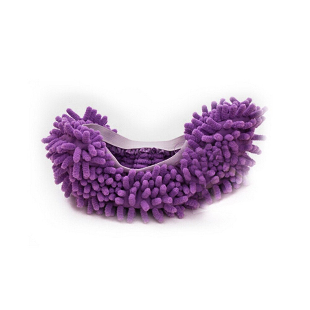 2 PANTOFOLE Mocio PULISCI CASA PAVIMENTO in MICROFIBRA COPRISCARPA CATTURA POLVERE