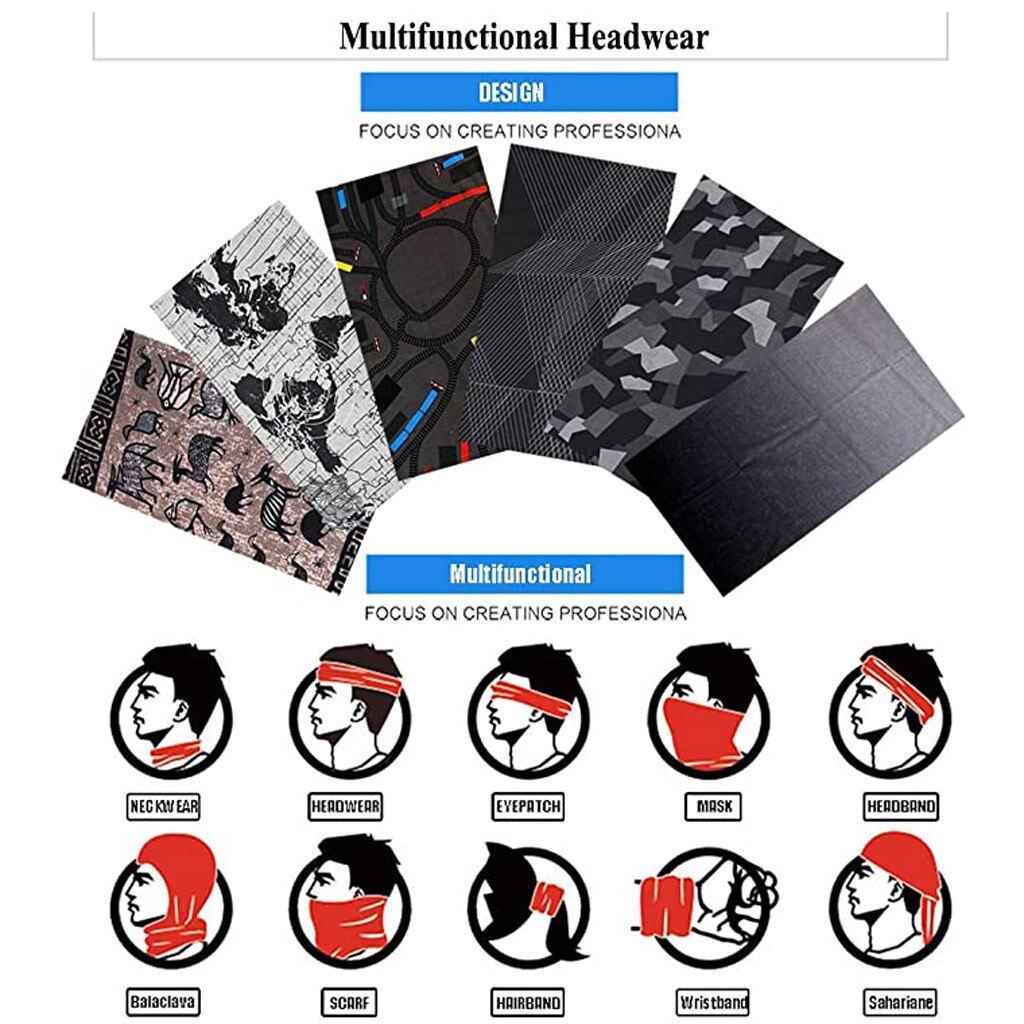 Scarf hip Hop Red Bandana Man Women Headbands Hair Band Wrist Wraps Hair Scarves Hair Accessories In stock