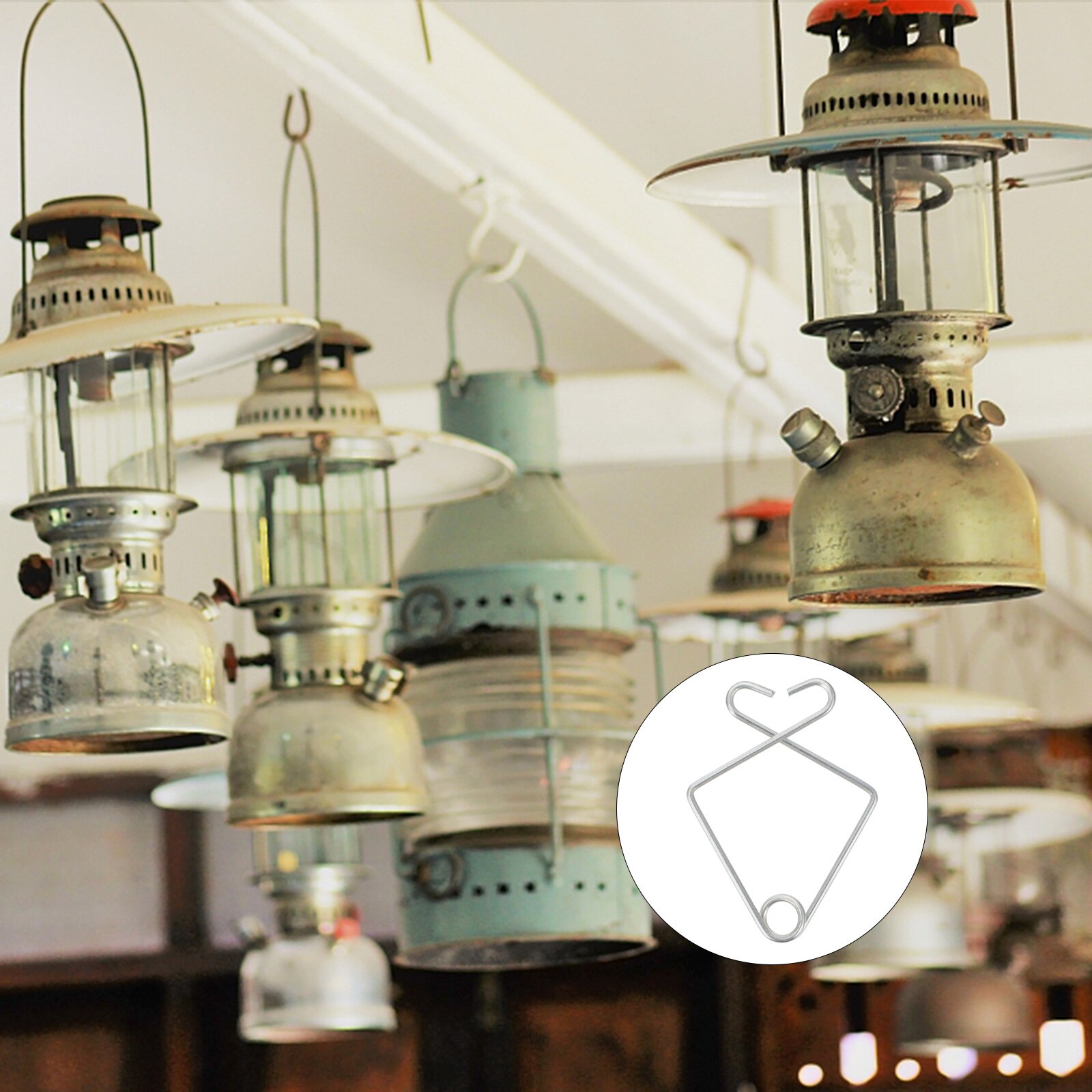 50pcs Ceiling Hook Clips Suspended Ceiling Tile Ceiling Clips for Office Party Home