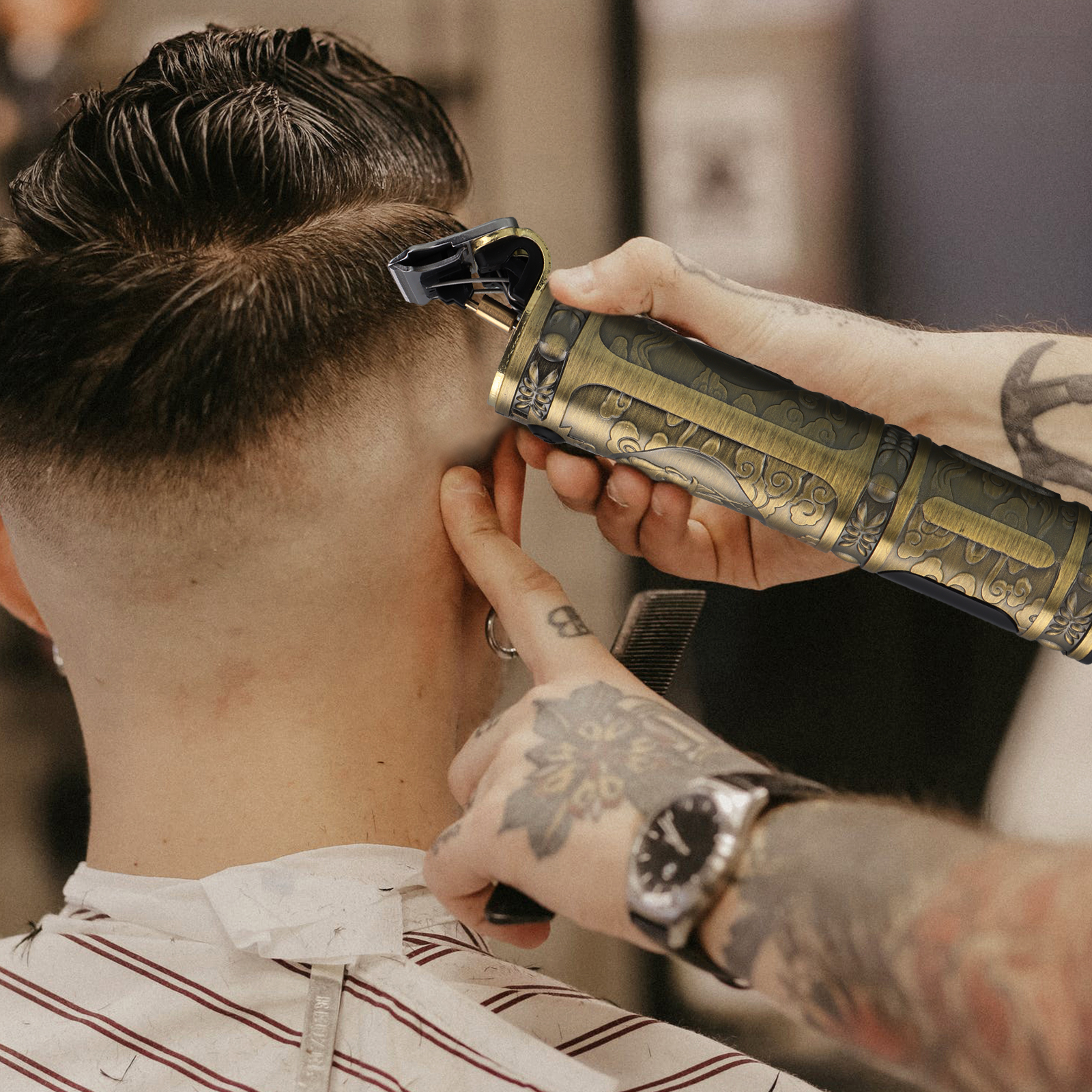 Hair Trimmer Clipper air Clipper Electric Trimmer Baldheaded Barber Cordless Hair Cutting Beard