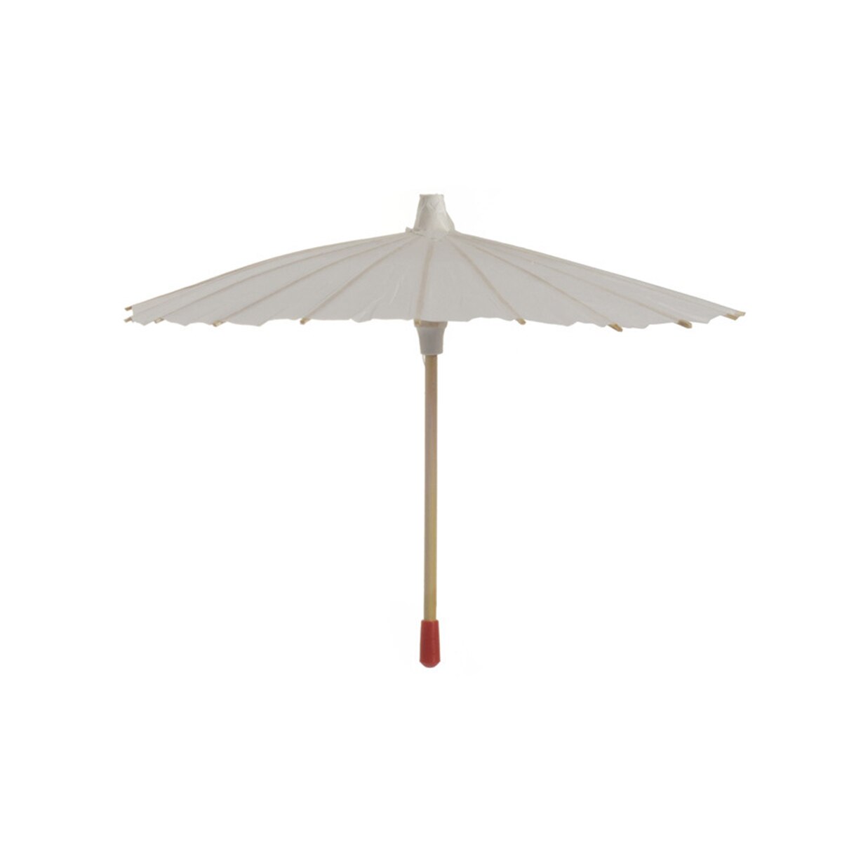Parasol de papel blanco decorativo, paraguas de papel chino japonés para Baby Shower, aniversario, boda y cumpleaños, 2 uds.