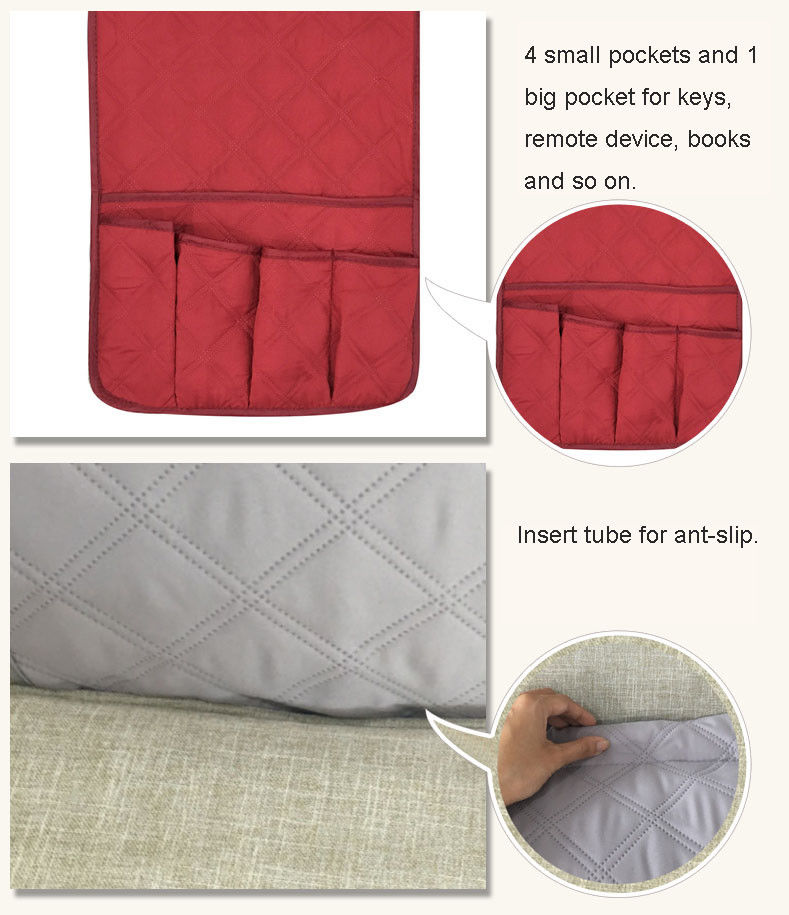 Fjernbetjening opbevaring lænestol holder opbevaring organizer armlæn sofa lomme