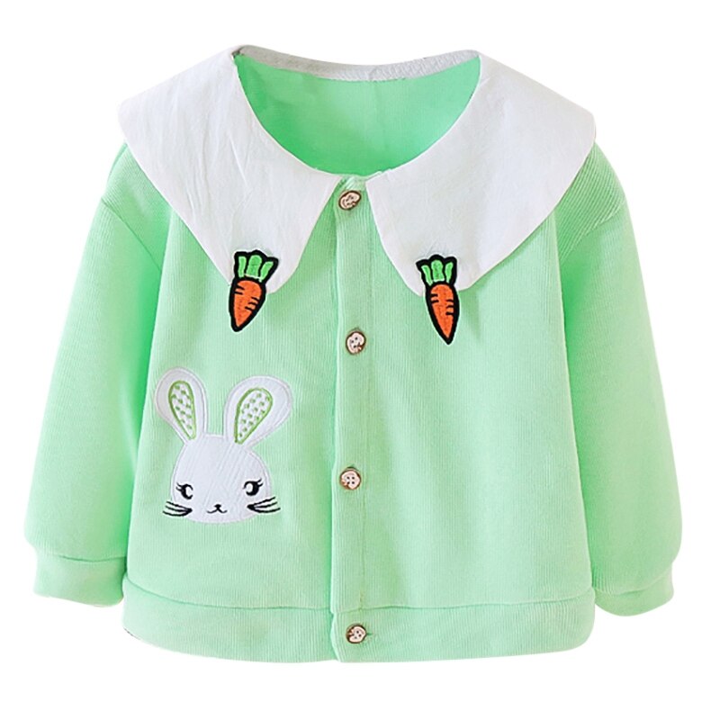 Children Kids Sweater Autumn Baby Girls Boy Cartoon Print Cardigan Casual Outerwear Coat Clothes Made of Cotton Soft And Smooth·: G / 3T