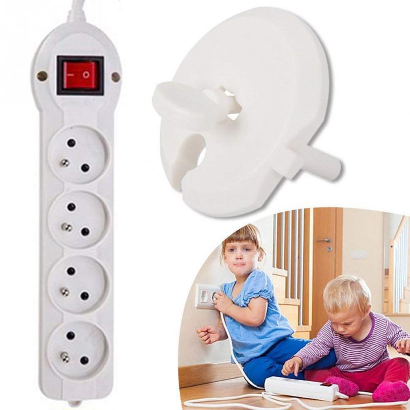 6Pcs Socket Cover + 2 Stuks Sleutel Elektrische Plug Bescherming Baby Veiligheid Anti-Elektrische Schok Bescherming Outlet Cover voor Thuis Set #17