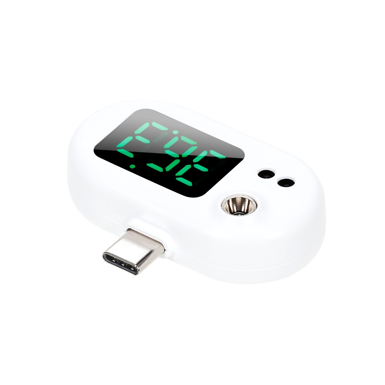 Mini Smart Mobile Phone Thermometer for Android iOS Huawei Forehead Temperature Measuring Meter Non-contact Infrared Thermometer