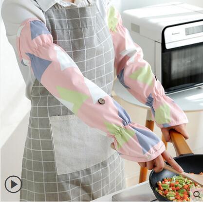 Manguitos antisalpicaduras a prueba de aceite para mujer, guantes de cocina, manguitos antiquemaduras, manguitos de cocina, manguitos largos impermeables de invierno