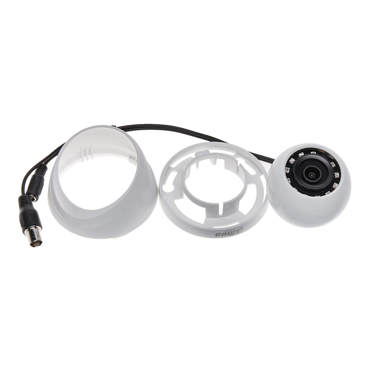 Dahua HAC-HDW1200RP Telecamera Analogica cupola 1080P 2MP Ottica Fissa 2.8mm IP67 DC12V HDCVI accorto IR Carcassa Plastica DAHUA ah