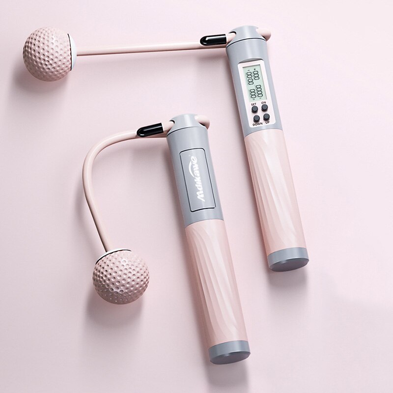 Cuerda de saltar electrónica con contador de velocidad, comba inalámbrica, Mango antideslizante ajustable para entrenamiento, salto, entrenamiento para ejercicio