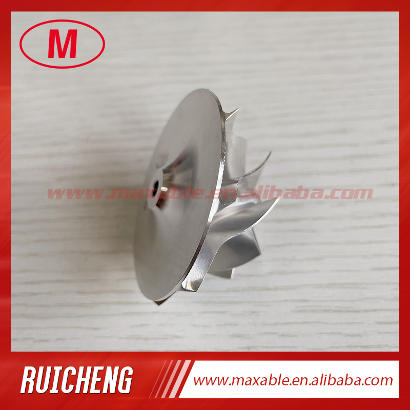 36.03/52.02mm 8+0 blades Turbocharger Milling/aluminum 2618/billet compressor wheel
