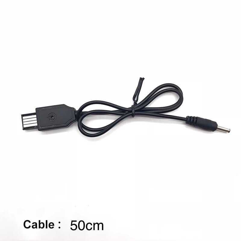 Usb til  dc 3.5mm 5.5mm laderadapterkabel 5v til 4.2v sterkt lys lommelykt frontlys ladekabel 18650 spesiell