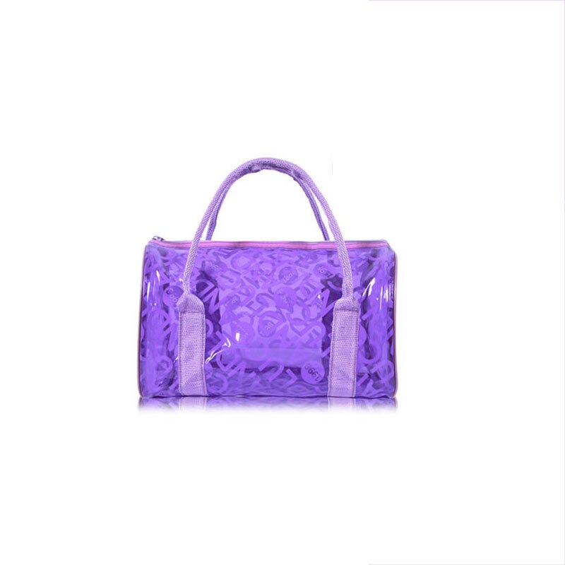 Vrouwen Zwemmen Zak Waterdichte Zakken Zwemmen Clear Handtassen Transparante PVC Zwembad Strand Organisator Zak Letters Dry Bag Sport XA318WA: Purple