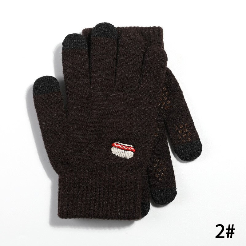 Gloves Kniteed Winter Gloves Screen Touch Gloves Women's Hand Wear Strong Friction Hand Warmers Thick Winter Glove: I