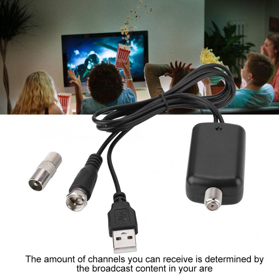 Antenne digital hdtv 25 db hd tv antenne forstærker intern signalforstærker usb high gain tv boost hd bærbar indendørs