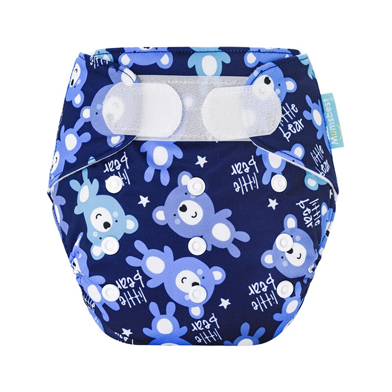 [Mumsbest] Velcro Cloth Diaper Washable Reusable Nappy Cloth Pocket Diaper With Inserts Hook-Loop Nappy Suitable 3-15kg Baby: ME05 / only 1 pocket diaper