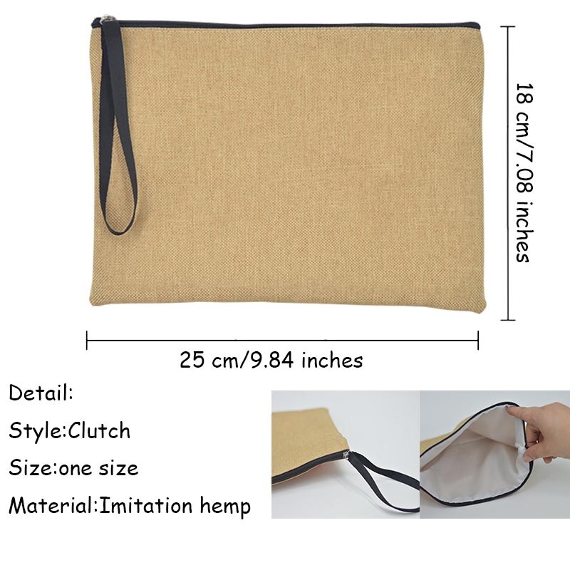 Beach per favore pochette in lino borse per trucco da donna occhiali da sole per vacanze da spiaggia borse per la conservazione della protezione solare lavaggio da viaggio regali per Organizer