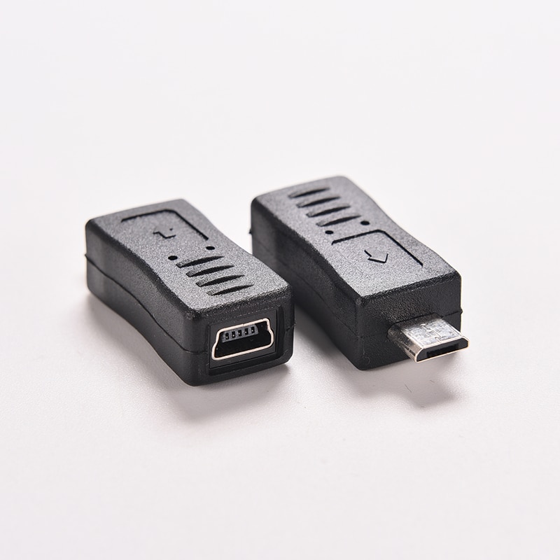 Mini Usb Female Naar Micro Usb Male F/M Adapter Gegevens Charger Converter Connector 1Pcs
