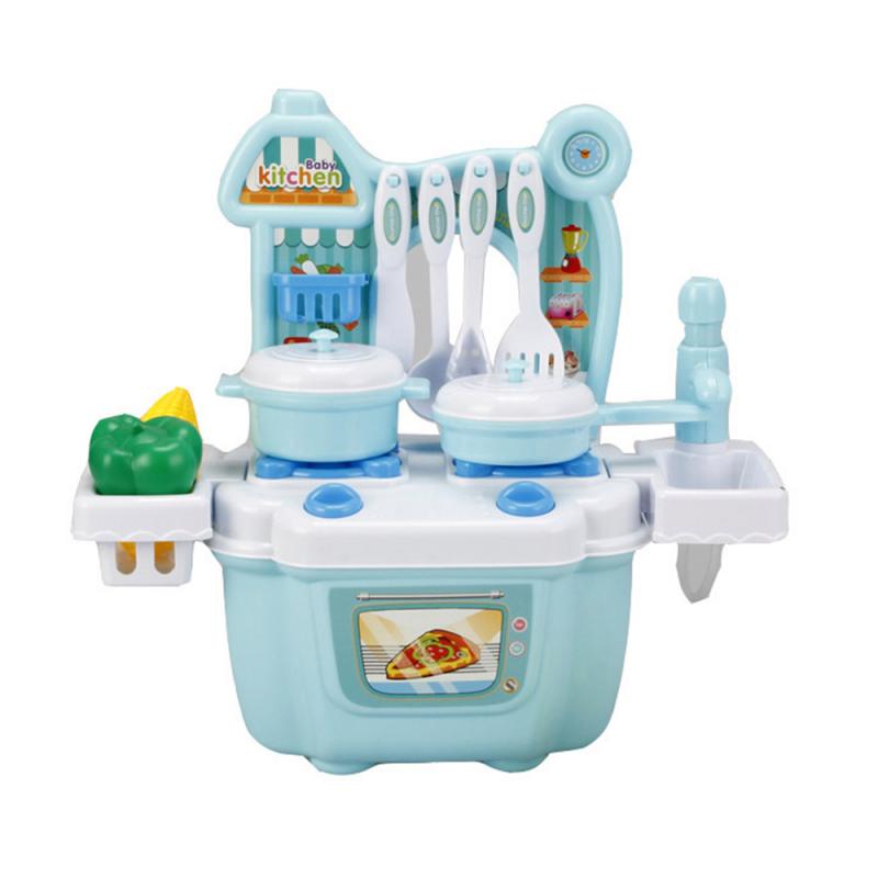 Multi-function Simulation Kitchen Can Be Water Ware Kitchenware Play House Puzzle Toy Boy Girl Christmas Kitchen Toy