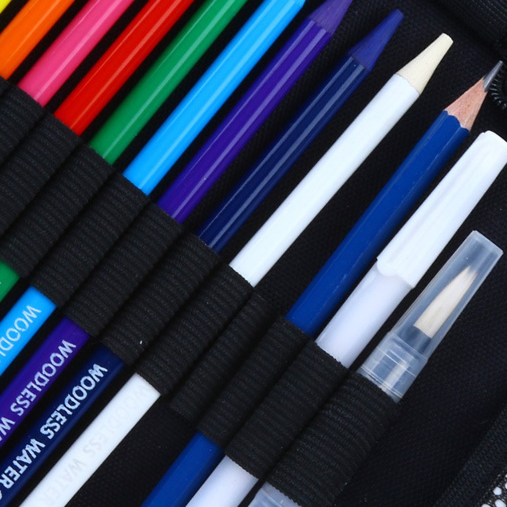 Water Oplosbare Kleur Lood Set Custom Gekleurde Potloden Hout-Gratis Art Schilderen Briefpapier Briefpapier Vulpen