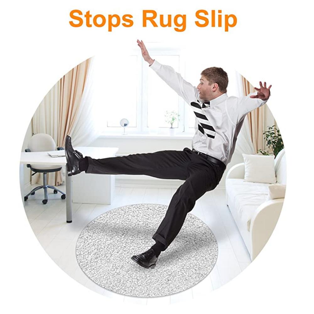 8 Stks/set Badmat Fixer Tape Tapijt Patch Rug Grijpers Zwart Anti Curling Tapijt Grijper Anti Slip Herbruikbare Wasbare Tapijt patch