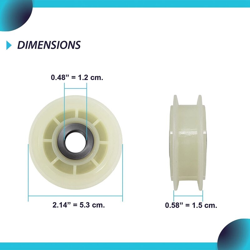 Tensor de secadora 279640 para Whirlpool y Kenmore, reemplazo de secadora de ropa, 3388672, 697692, AP3094197, W10468057