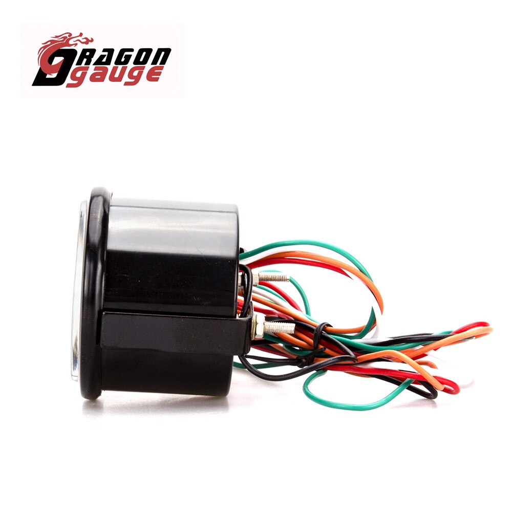 DRAGON GAUGE 52mm Tachometer Voltage Water Temp Oil Temp Oil Press Boost Vacuum Air Fuel Ratio Exhaust Temp LED Digital Display