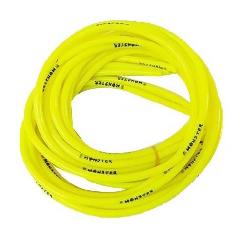 1M Universele Motorrijwiel Benzine Brandstof Rubberen Slang Gas Olie Buis: YELLOW