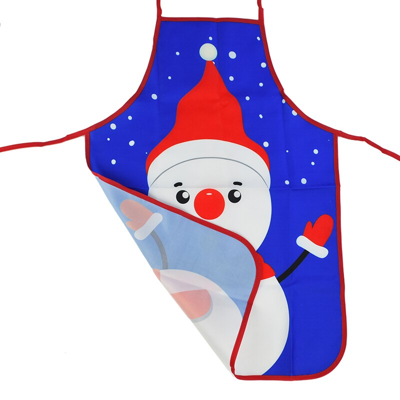1PC boże narodzenie fartuch bez rękawów bawełniana pościel fartuchy kuchenne świąteczne dekoracje kobiety domowe gotowanie pieczenia talia śliniaczek fartuszek