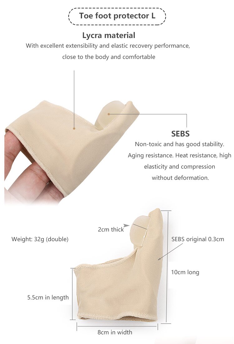 9 Pcs/set Orthopedic Bunion Correction Pedicure Socks Silicone Hallux Valgus Corrector Braces Toes Splitter Set