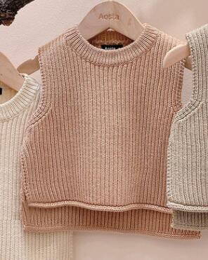 2020 nuovo Arrivo Del bambino Ragazze Maglie E Maglioni Autunno Inverno Babys di Modo Maglione Maglione 6-24 Mese QL216: Cachi