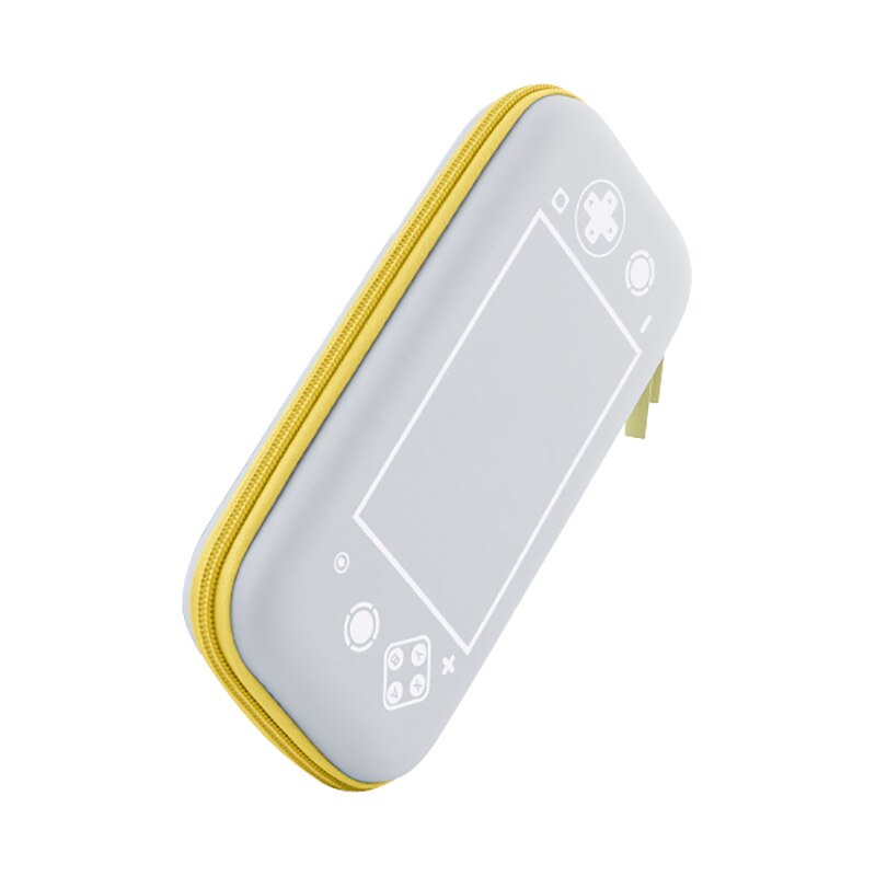 Tragbare, stoßfeste hartschalentasche für die nintendo switch lite spielkonsole – schutzhülle und aufbewahrungstasche: Gelb -1