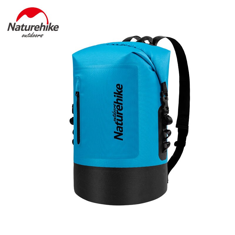 Naturehike udendørs vandtæt taske ultralet camping vandtæt rygsæk drivende svømning tør taske sac etanche: 40l blå