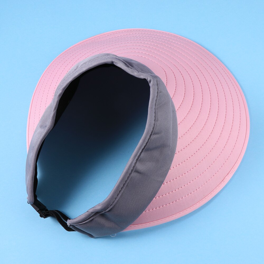 Sports Tennis Cap Summer Outdoor Cap Folding Hat All-matching Cap for Men (White Hat and Black)