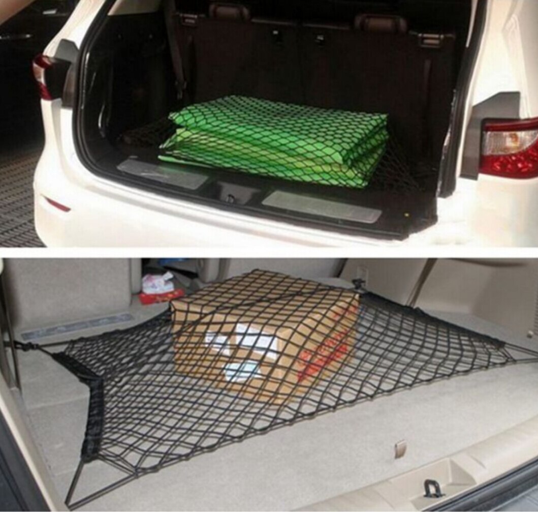 4 krokar bil bagageutrymme last mesh nät bagage för volvo  s40 s60 s70 s80 s90 v40 v50 v60 v90 xc60 xc70 xc90