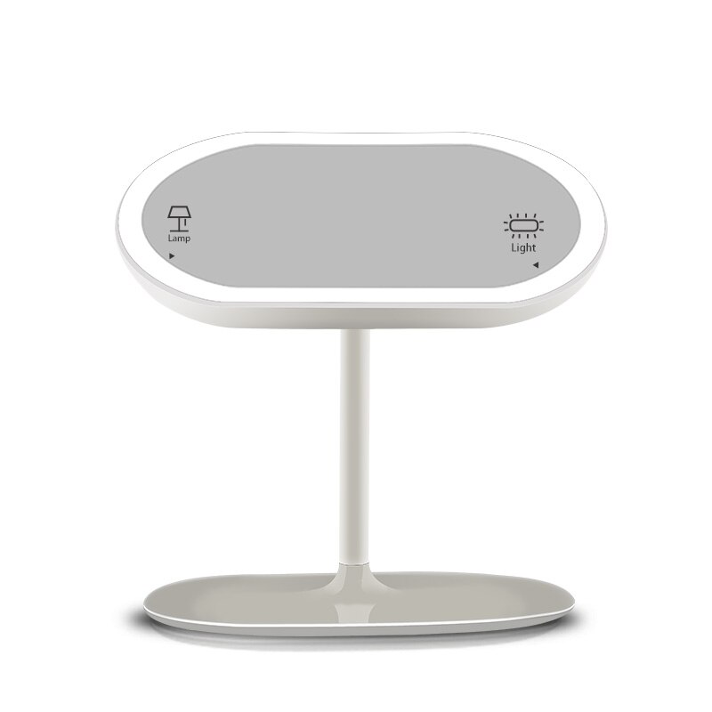 LED Touch Screen Lighted Makeup Mirror with LED Lights Touch Screen Dimmable 360 Degree Adjustable Table Mirror: Default Title